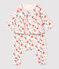 Driedelige set met bloemenprint van biologisch katoen wit MARSHMALLOW/wit MULTICO