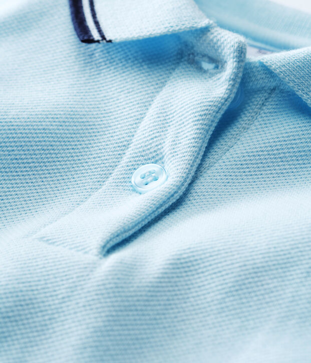 Jurk met korte mouwen voor baby meisje blauw