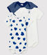 Lot de 3 bodies manches courtes bébé fille