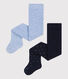 Lot de 2 paires de collants bébé en jersey