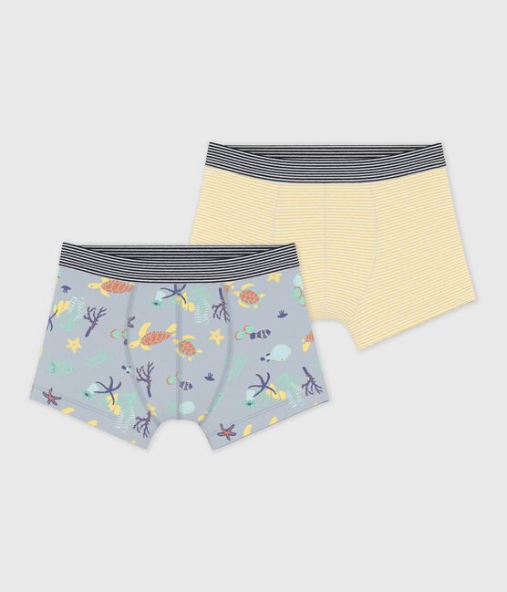 Lot de boxers enfant en coton imprimé phosphorescent variante 1