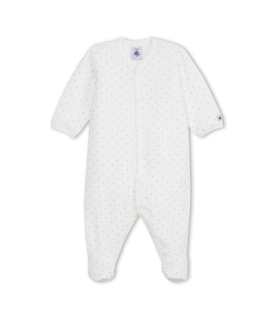 Fluwelen uniseks babypyjama met dessin