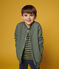 Tubic cardigan in teddy-stijl voor jongens groen VALLEE