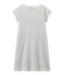 Meisjesnachthemd met dessin wit ECUME/wit MULTICO