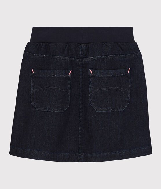 Meisjesrok van spijkerstof blauw DENIM BLEU FONCE