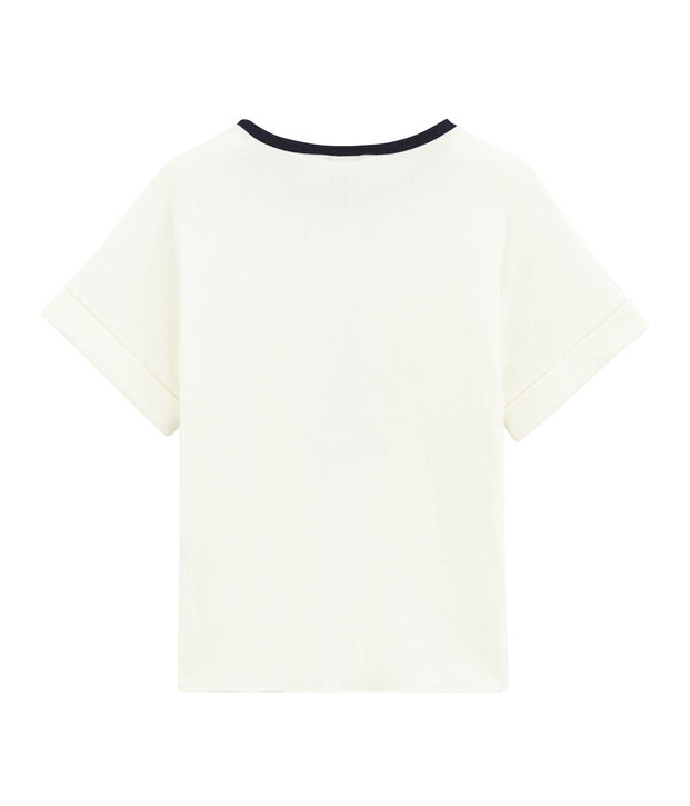 Meisjes tee-shirtmet korte mouwen wit