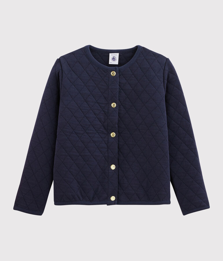 Cardigan en tubique enfant Fille bleu