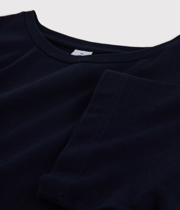 Tee-shirt LE BOXY en coton Femme bleu marine