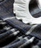 Robe manches longues bébé fille à carreaux noir CITY/blanc MULTICO CN