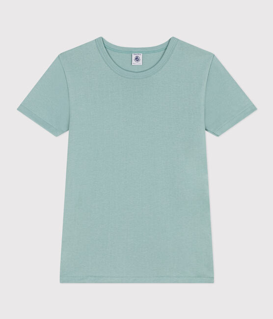Tee Shirt manches courtes en coton vert PAUL