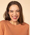 L'ICONIQUE, dames-T-shirt met ronde hals in katoen roze SIENNA