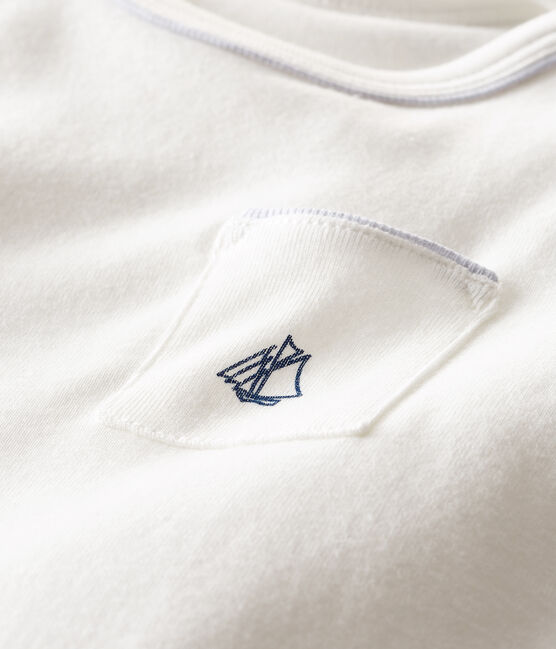 Tee shirt manches courtes bébé garçon wit MARSHMALLOW CN