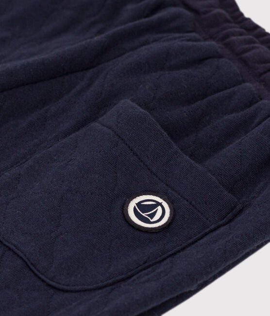 Broek in doorgestikte tubic voor Meisjes / Jongens blauw SMOKING