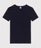 Tee-shirt Femme l'Iconique Cocotte en coton uni bleu SMOKING