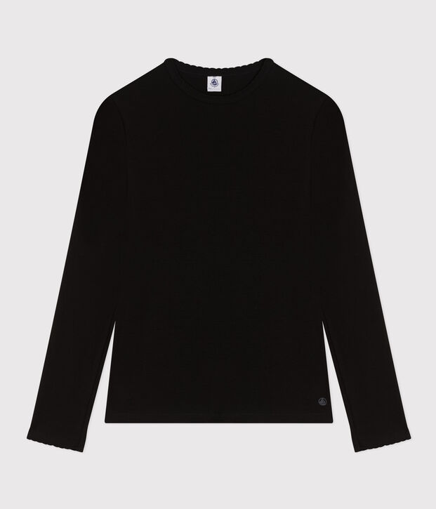 TEE-SHIRT L'ICONIQUE COCOTTE EN COTON FEMME noir