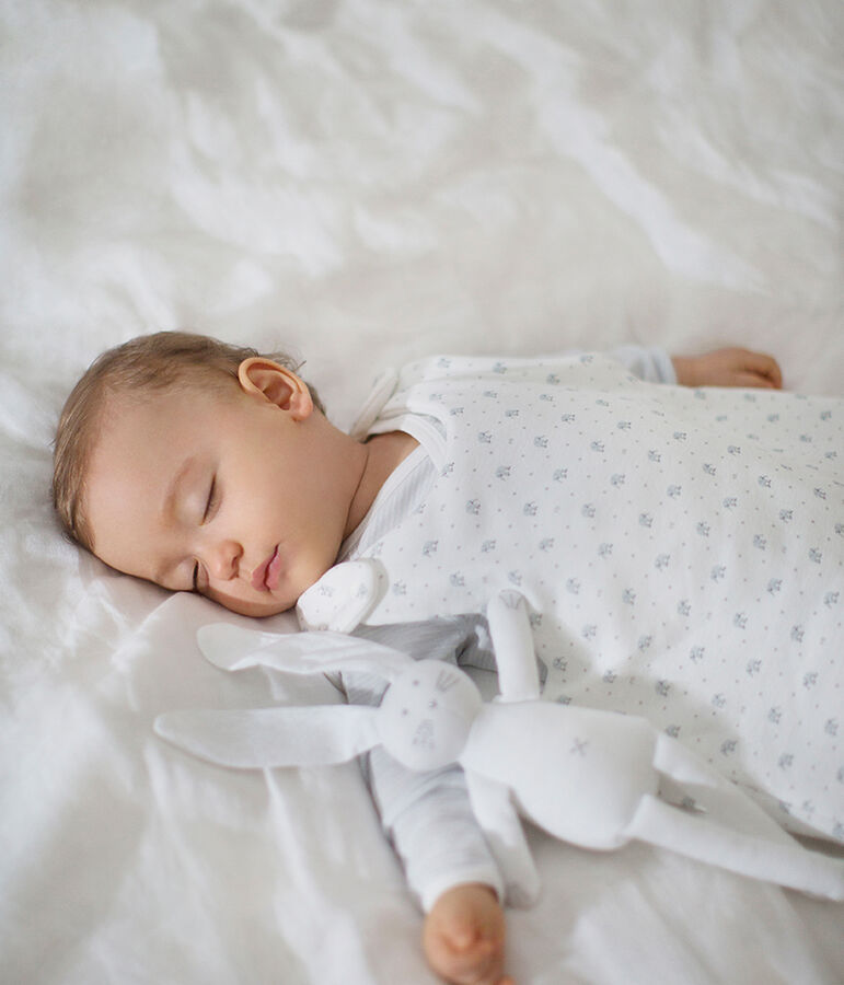 Gigoteuse b&eacute;b&eacute; mixte imprim&eacute;e blanc/multicouleur