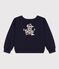 Sweatshirt en molleton enfant garçon bleu SMOKING