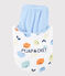 Pyjacourt imprimé citrons petit garçon en coton biologique blanc MARSHMALLOW/blanc MULTICO