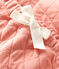 Broek in doorgestikt tubic voor baby's roze PAPAYE