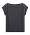Tee-shirt manches courtes femme en coton sea island gris MAKI