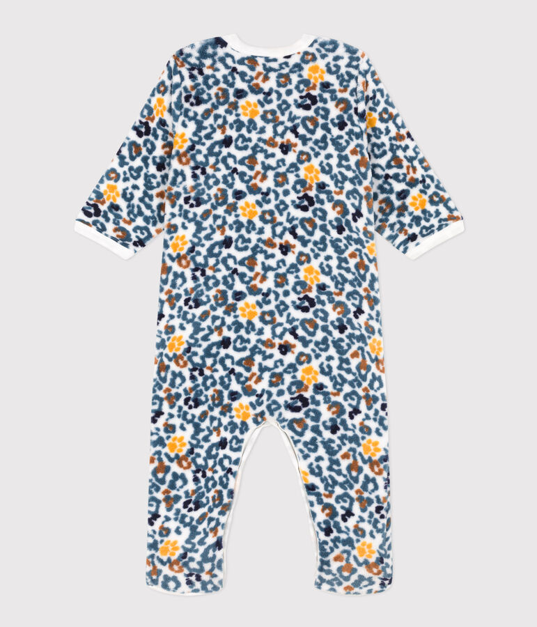 Fleece slaappakje voor baby's wit MARSHMALLOW/wit MULTICO
