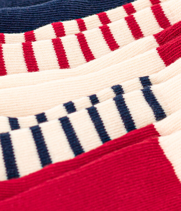 Set van 5 paar katoenen babysokken met strepen multicouleur