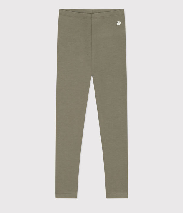 Meisjeslegging in jersey/elasthan groen