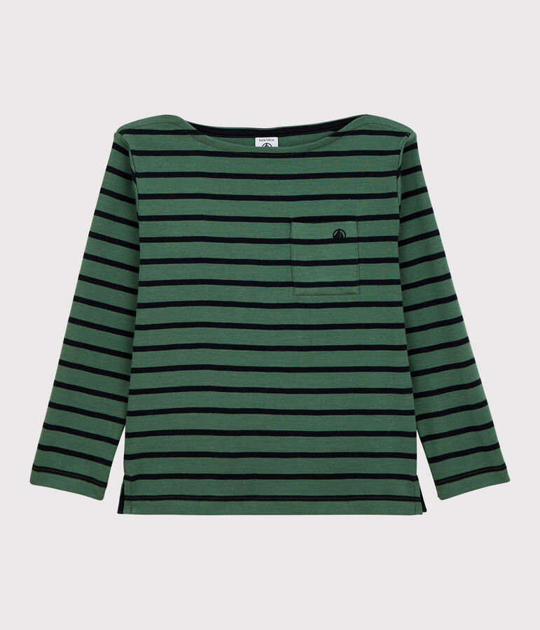 Tee-shirt en coton enfant fille - gar&ccedil;on vert VALLEE