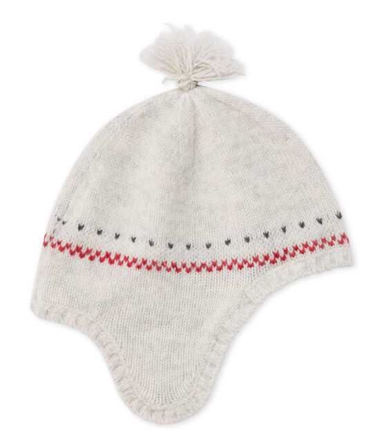 Bonnet péruvien bébé mixte en laine mélangée gris MONTELIMAR CHINE