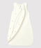 Gigoteuse bébé en velours de coton biologique blanc MARSHMALLOW