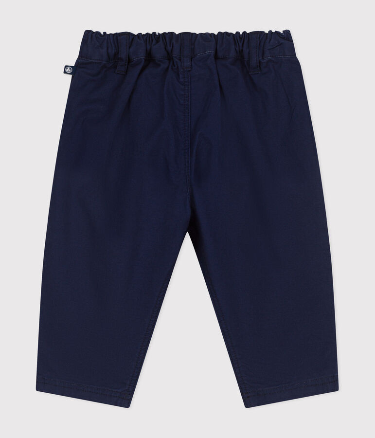 Pantalon en serge b&eacute;b&eacute; bleu