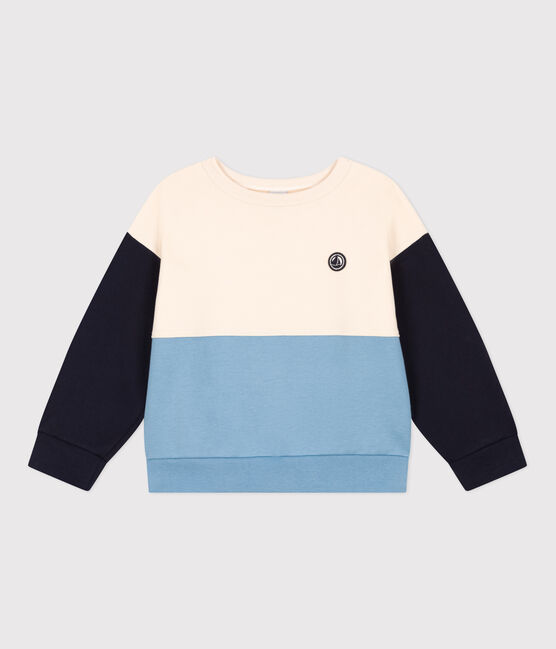 Sweatshirt en molleton enfant garçon blanc AVALANCHE/ MULTICO