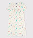 Chemise de nuit imprimé hippocampes petite fille en coton