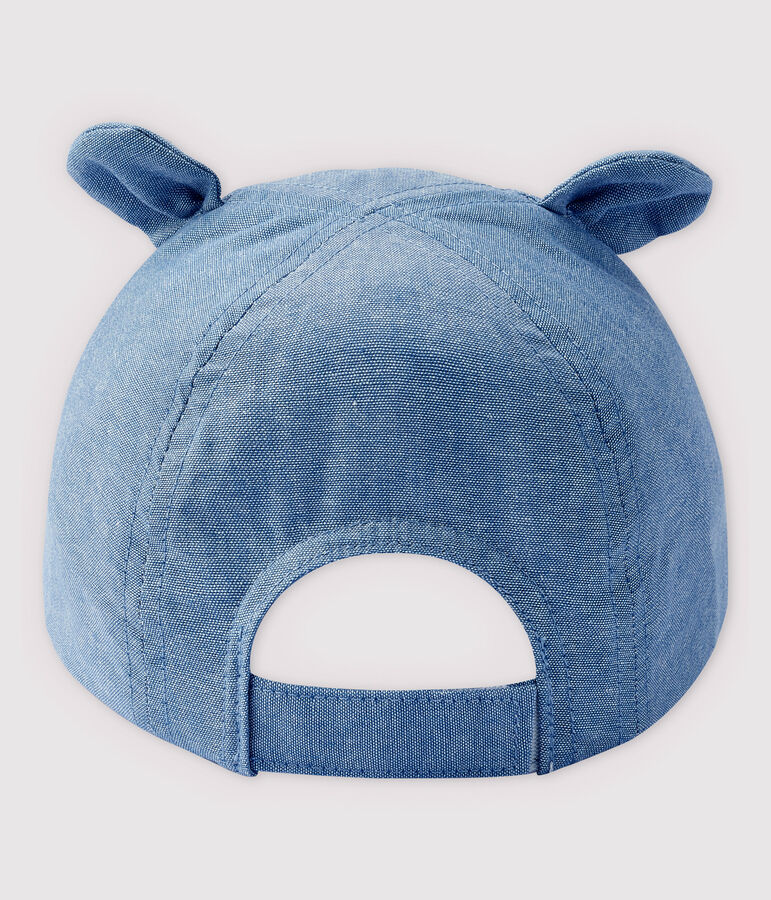 Casquette en denim b&eacute;b&eacute; fille / b&eacute;b&eacute; gar&ccedil;on bleu