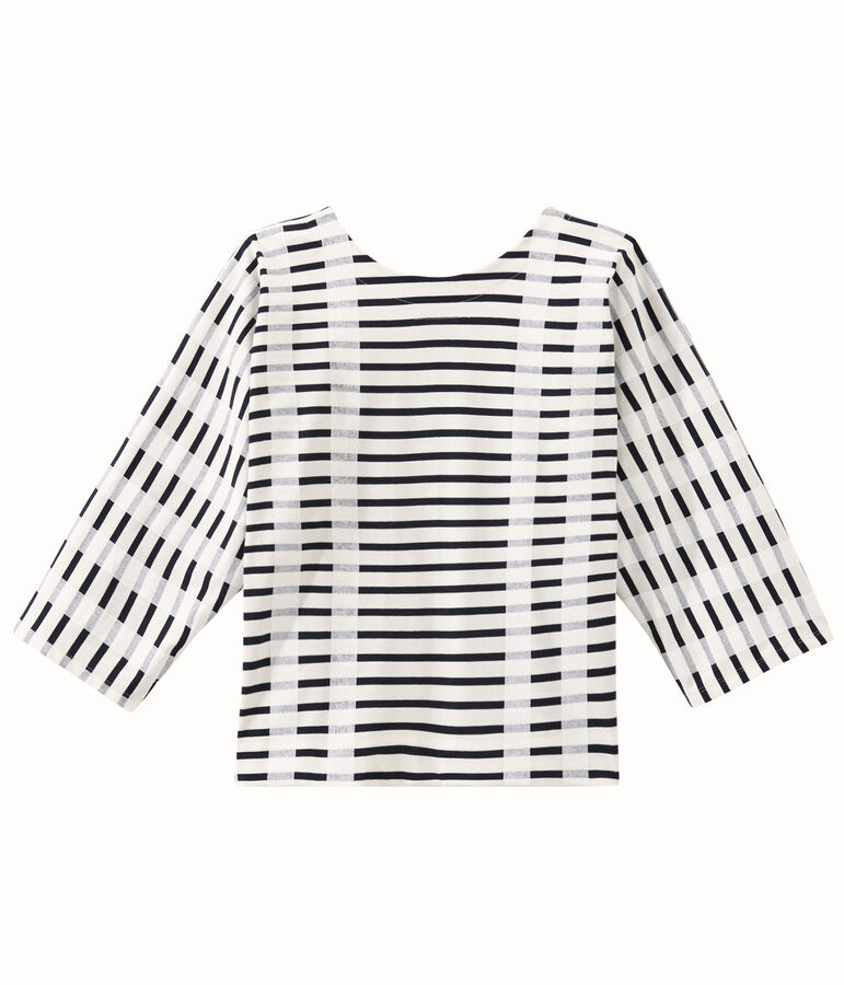 Marinekimono wit MARSHMALLOW/blauw SMOKING