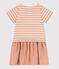 Robe en jersey et gaze de coton bio enfant fille VINTAGE/ AVALANCHE