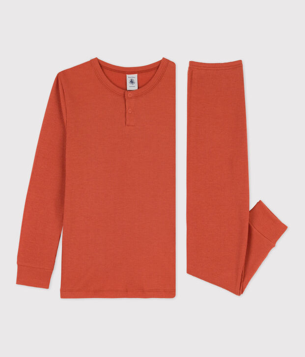 Pyjama in katoen en lyocell voor kleine jongens/meisjes roze