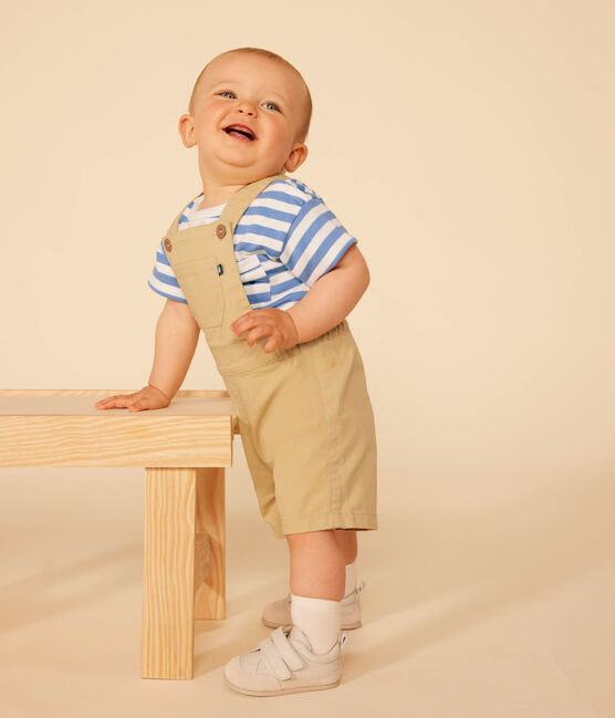 Tee-shirt manches courtes en jersey bébé GAULOISE/ MARSHMALLOW