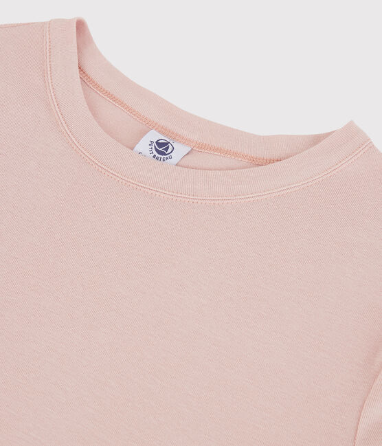 Iconisch katoenen Dames t-shirt met ronde hals roze GLOVE