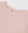 Iconisch katoenen Dames t-shirt met ronde hals roze GLOVE