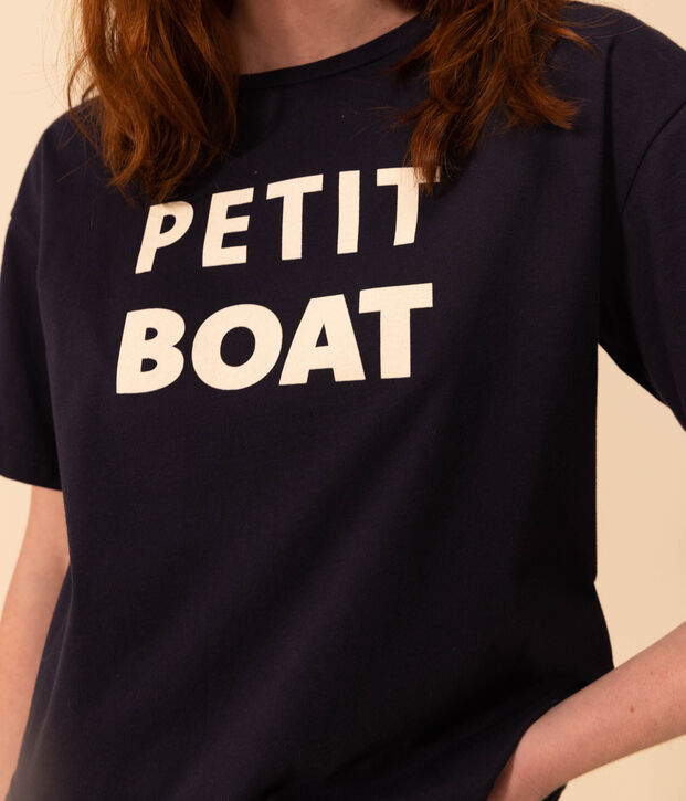 LE BOXY, T-shirt voor dames in katoen SMOKING