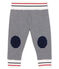 Pantalon bébé en tubique bleu SMOKING/blanc MULTICO CN