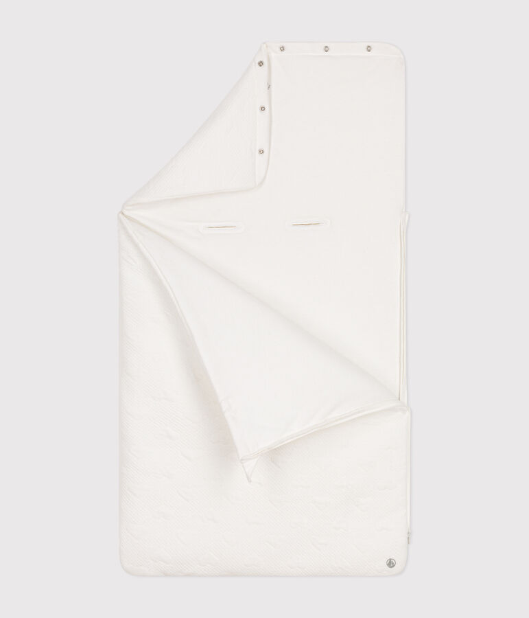 Nid d'ange en tubique b&eacute;b&eacute; blanc