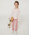 Marinetrui voor meisjes wit MARSHMALLOW/roze JOLI BRILLANT