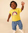Tee-shirt manches courtes en jersey léger bébé jaune NECTAR