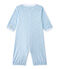 Uniseks 2-in-1 combizak blauw TOUDOU/wit ECUME