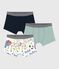 Lot de boxers enfant en coton imprim&eacute; Op&eacute;ra multicouleur