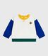 Katoenen sweatshirt voor baby's met colorblock