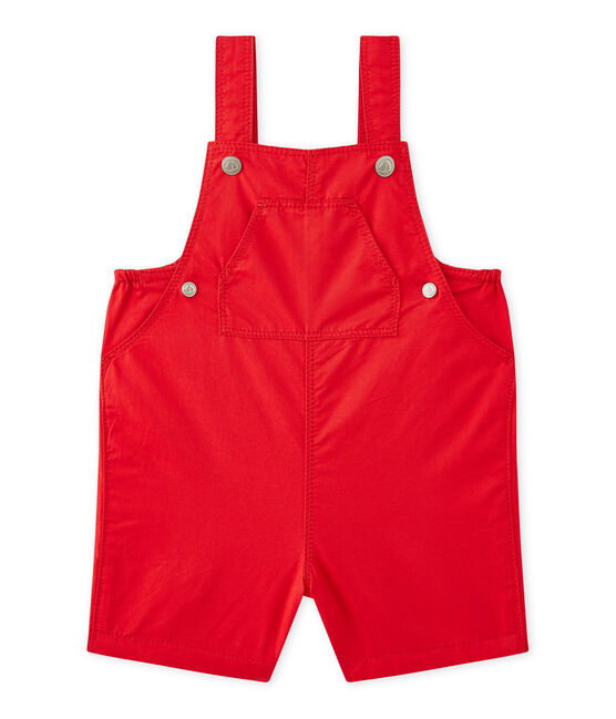 Salopette courte bébé garçon rouge TERKUIT