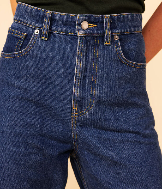 Jean responsable en coton Femme bleu